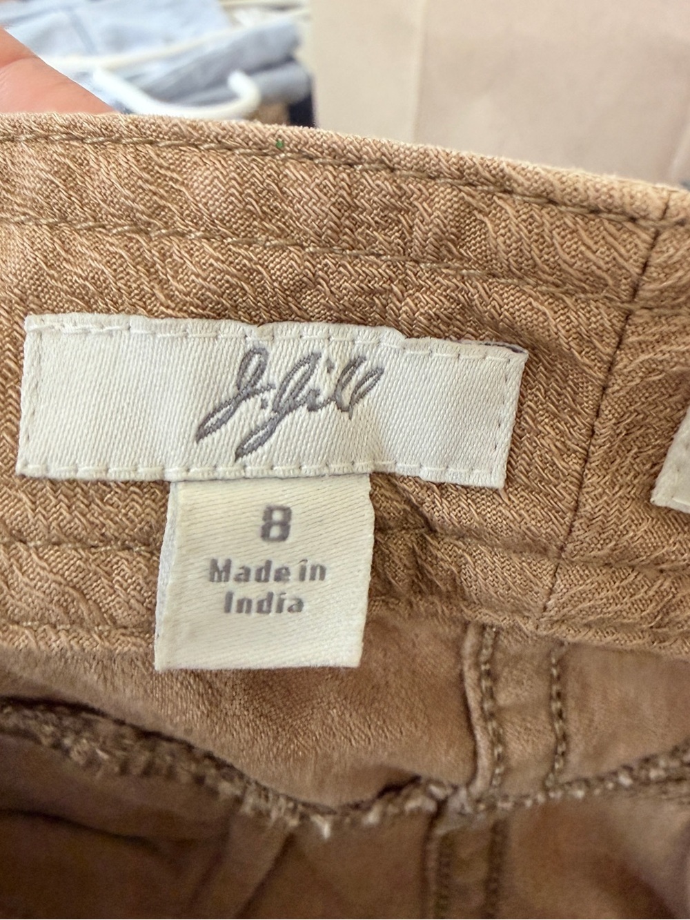 J. Jill Women's Tan Genuine Fit Below Waist Capri Pants‎ Size 8 - Picture 4 of 10
